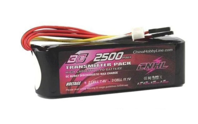 CNHL TX Pack 3S 2500mAh 11,1V 3C FUTABA Lipo Akku