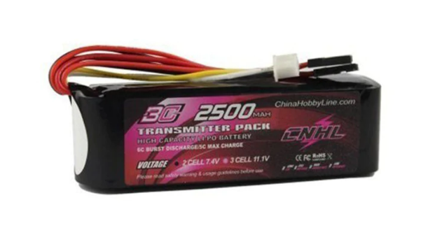 CNHL TX Pack 2S 2500mAh 7,4V 3C FUTABA Lipo Akku