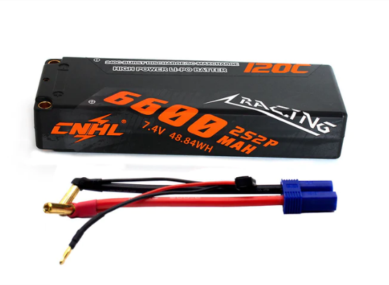 CNHL Racing Series 2S 6600mAh 7,4V 120C Hardcase T/Dean Lipo Akku