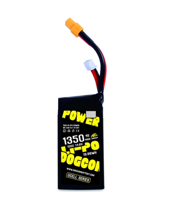 DOGCOM 1350mAh 150C 6S 22,2V UCELL-Serie mit XT60-Stecker