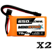 CNHL MiniStar 2S 650mAh 7,4V 70C XT30U (2 Stück)