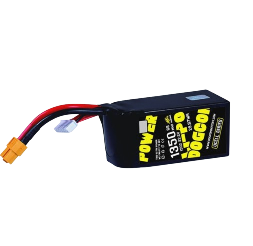 DOGCOM 1350mAh 150C 6S 22,2V UCELL-Serie mit XT60-Stecker