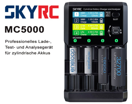 SkyRC MC5000 professionelles Universal-Analyse-Ladegerät für alle Akku-Typen