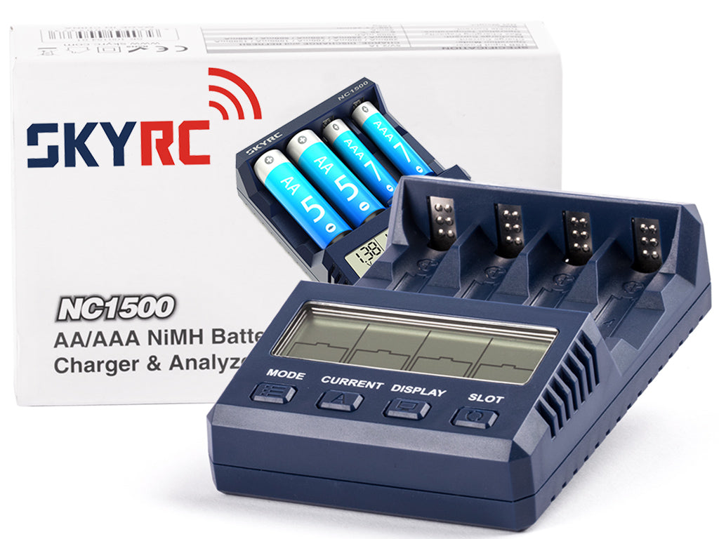 SkyRC NC1500 intelligentes Analyse-Ladegerät für AA/AAA, NIMH, Akkus