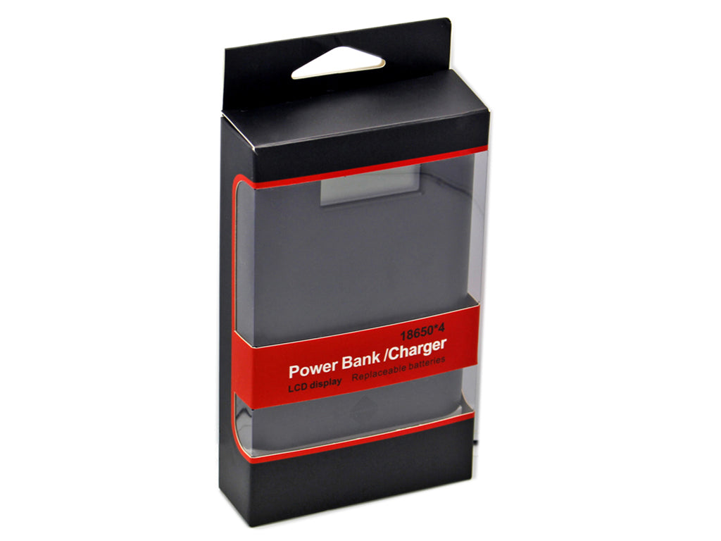 Soshine E3S Powerbank-Ladegerät mit zwei USB-Ausgängen und LCD-Display