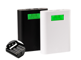 Soshine E3S Powerbank-Ladegerät mit zwei USB-Ausgängen und LCD-Display