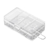 Soshine Aufbewahrungsbox für 4x CR123A/16340/17335/RCR123 transparent