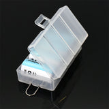 Soshine Aufbewahrungsbox für 4x CR123A/16340/17335/RCR123 transparent