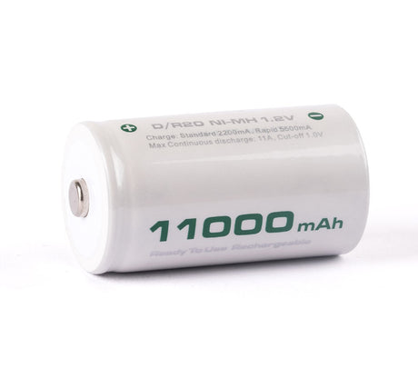 Soshine D Mono R20 wiederaufladbarer NiMH Akku mit 11000mAh