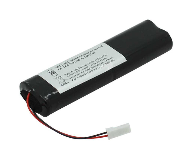 Speicherbatterie 6V passend für SAG Türschloss 5009501 - 2950 mAh
