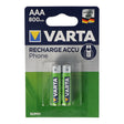 Varta T398 Phone Power Akku Micro/AAA 800mAh 2er Pack T398