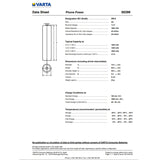 Varta Akku für Siemens Gigaset 3010 Comfort 1,2V 1600mAh