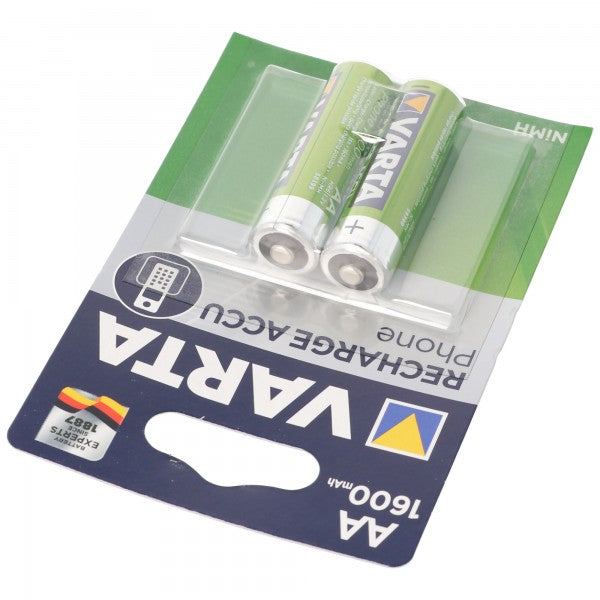 Varta T399 Phone Power Akku Mignon/AA 1600mAh 2er Pack