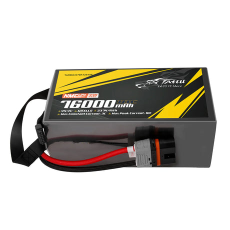 TATTU NMC Semi-Solid State 330Wh/kg 76000mAh 10C 44,4V 12S1P Lipo-Akkupack mit QS12-S-Stecker
