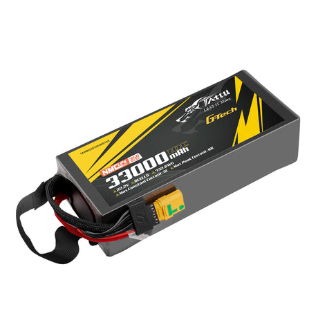 TATTU NMC Semi-Solid State 350Wh/kg 33000mAh 10C 22,2V 6S1P Lipo-Akkupack mit XT90-S-Stecker