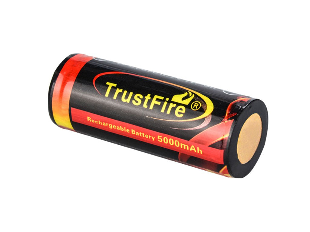 Trustfire 26650 5000mAh 3,6V - 3,7V geschützter Li-Ion-Akku
