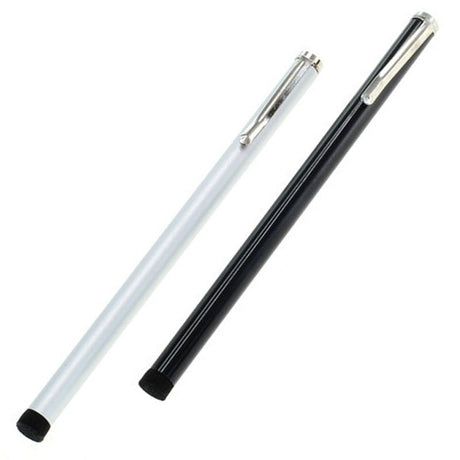 AccuCell Touch Pen aus Metall mit Clip und Schaumspitze 2er Set ideal für Paketfahrer