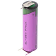 Tadiran Lithium Batterie SL-360/PT mit Lötfahnen mit 3er Print Kontakten