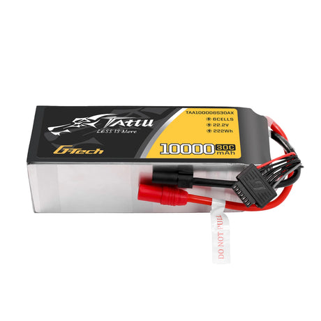 Tattu 10000mAh 22,2V 30C 6S1P LiPo-Akkupack mit AS150+XT150-Stecker