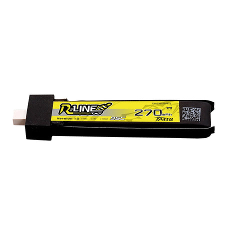 Tattu 270mAh 1S 95C 3,8V HV LiPo-Akku mit BT2.0-Stecker ( 5 St. )