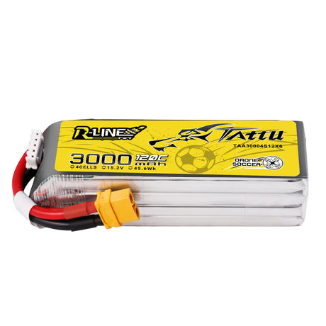 Tattu 3000 mAh 15,2 V 120C 4S1P Lipo-Akkupack mit XT60-Stecker