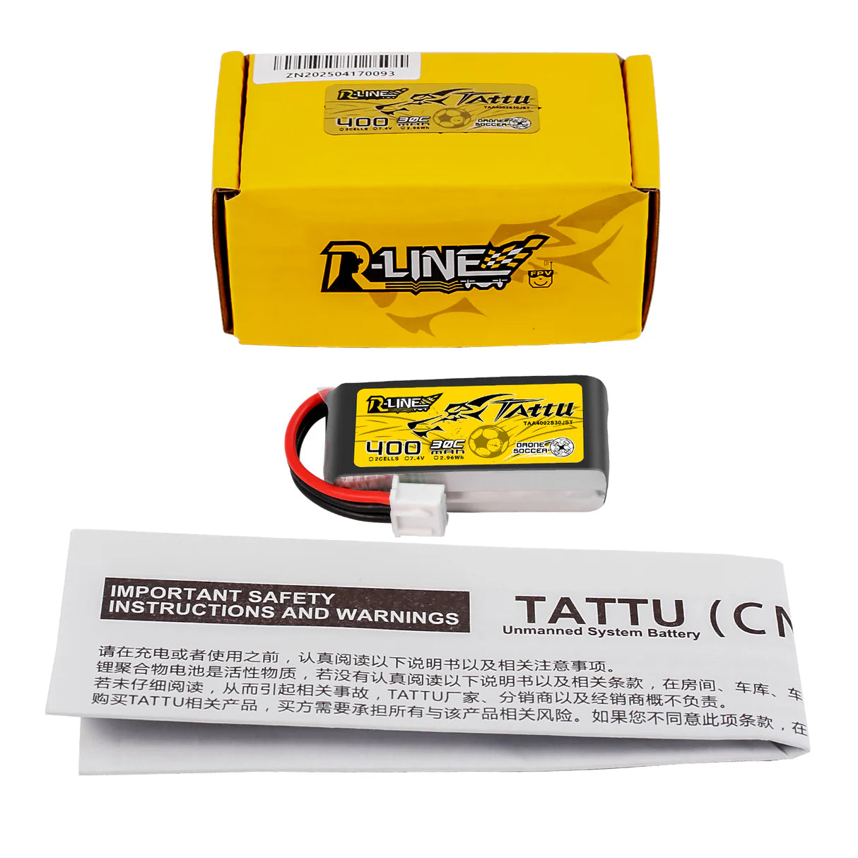 400mAh / 2S / JST-XHR
