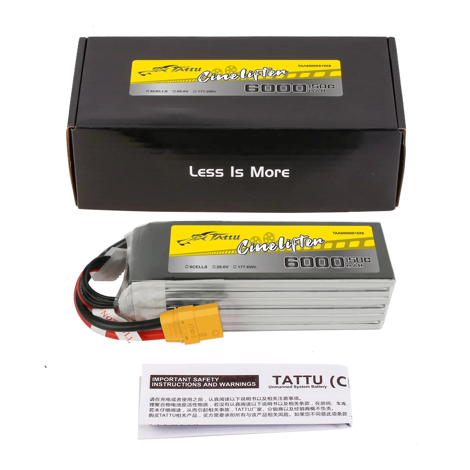 6000mAh / 8S / XT90-S