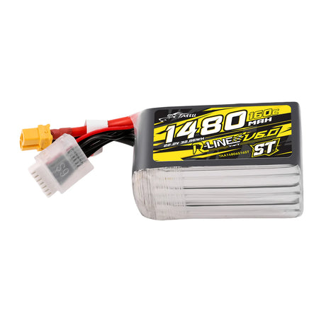 Tattu R-Line V6 1480mAh 6S 160C ST LiPo-Akku mit XT60
