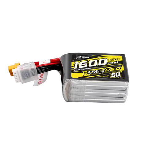 Tattu R-Line V6 1600mAh 6S 160C SQ LiPo-Akku mit XT60