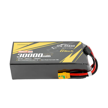 Tattu Semi-Solid State 300Wh/kg 30000mAh 10C 22,2V 6S1P G-Tech Lipo-Akkupack mit XT90S-F