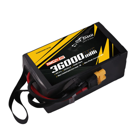 Tattu Semi-Solid State 380Wh/kg 36000mAh 10C 44,4V 12S1P LiPo-Akkupack mit AS150U-F-Stecker