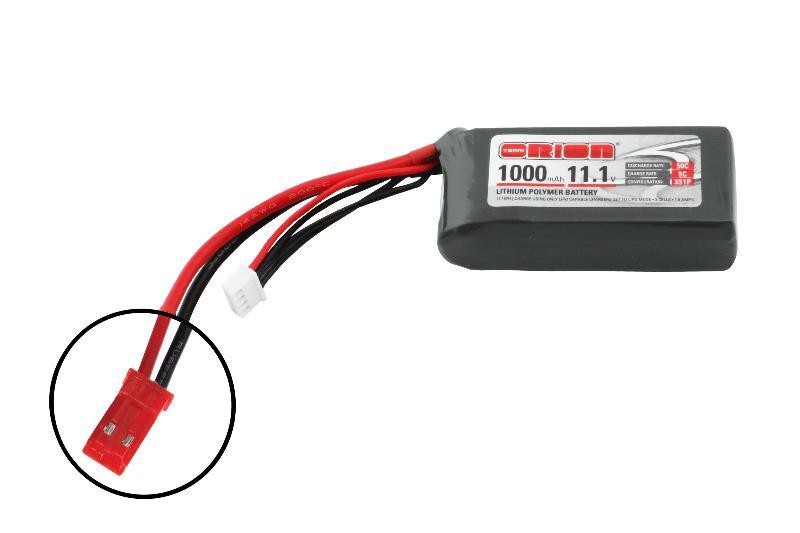 Absima Team Orion LiPo 1000mAh 3S 11,1V 50C JST