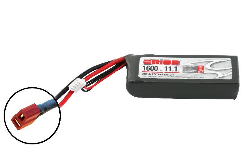 Absima Team Orion LiPo 1600 3S 11,1V 50C Deans