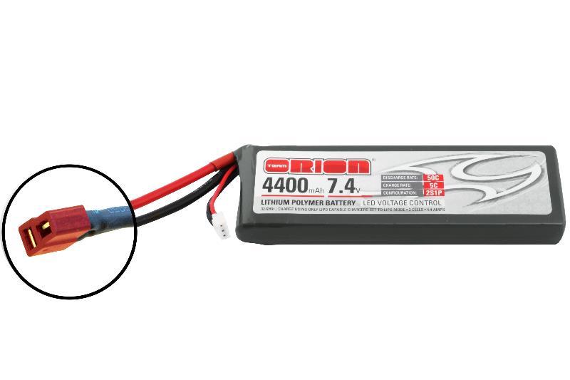 Absima Team Orion LiPo 4400 2S 7,4V 50C Deans