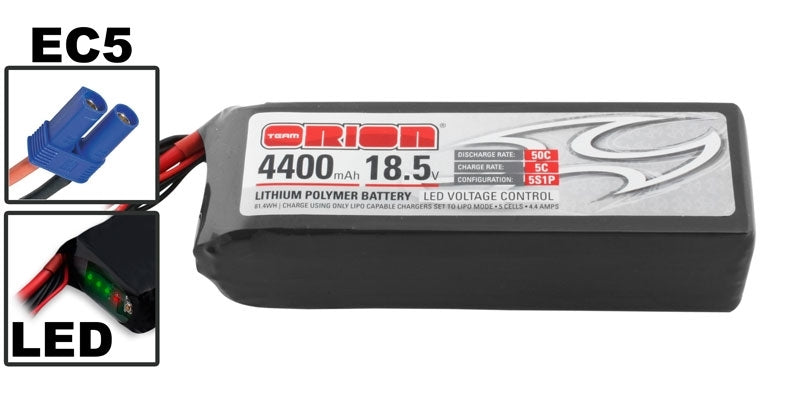 Absima Team Orion LiPo 4400 5S 18,5V 50C EC5
