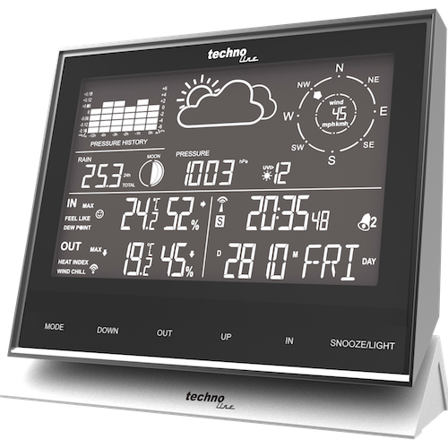 Technoline WS 1700 Wettercenter - der "Wetter-Allrounder"