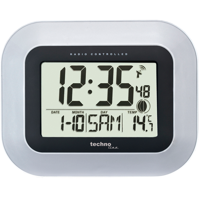 Technoline WS 8005 - digitale Funkwanduhr mit Temperaturanzeige