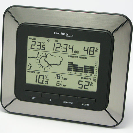 Technoline WS 9273-IT - Moderne Wetterstation mit Luftdruckhistorie