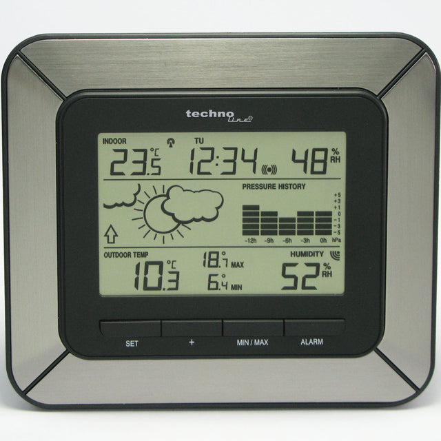 Technoline WS 9273-IT - Moderne Wetterstation mit Luftdruckhistorie