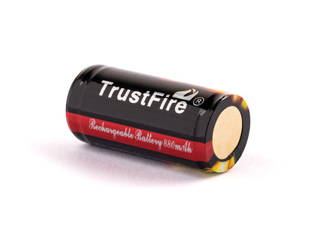 Trustfire 16340 880mAh 3,6V - 3,7V PCB geschützt