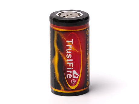 Trustfire 18350 - 1200mAh 3,6V - 3,7V geschützt flache Pluspol