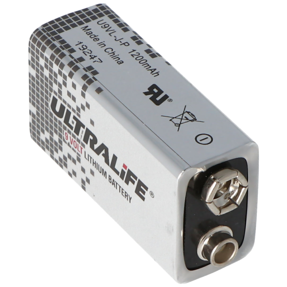 Ultralife Lithium Batterie 9 Volt, E-Block, U9VL, U9VL-J, U9VL-J-P