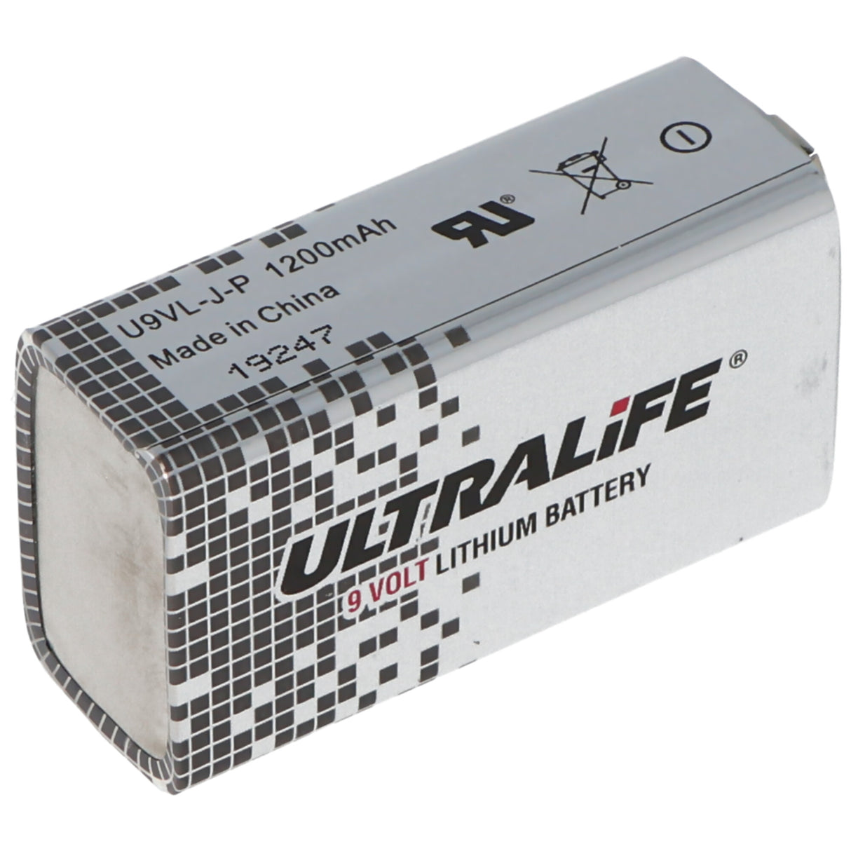 Ultralife Lithium Batterie 9 Volt, E-Block, U9VL, U9VL-J, U9VL-J-P