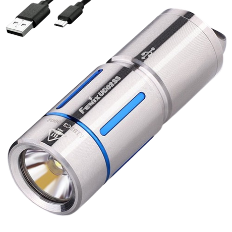 Fenix UC02SS LED schlüsselbundleuchte, mit Akku und Ladekabel