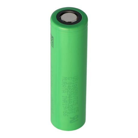 Sony Konion US18650VTC5 - 2600mAh, 3,6V - 3,7V min. 2500mAh typ. 2600mAh maximal 30A Stromabgabe (Flat Top) inkl. Akkuschutzbox