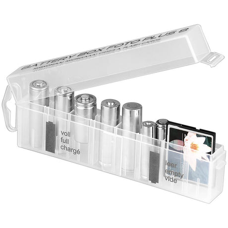 Ansmann Universal Akkubox für 1-8 Mignon AA oder 1-8 Micro AAA Akku-Box 8 Plus