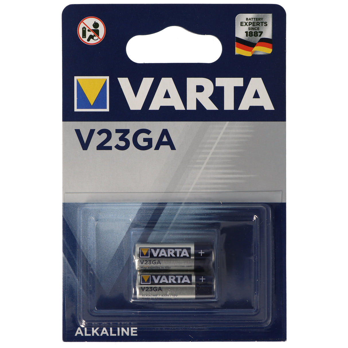 Varta V23GA 12V 50mAh Alkaline Batterie 2er Pack 4223 12V 738 765