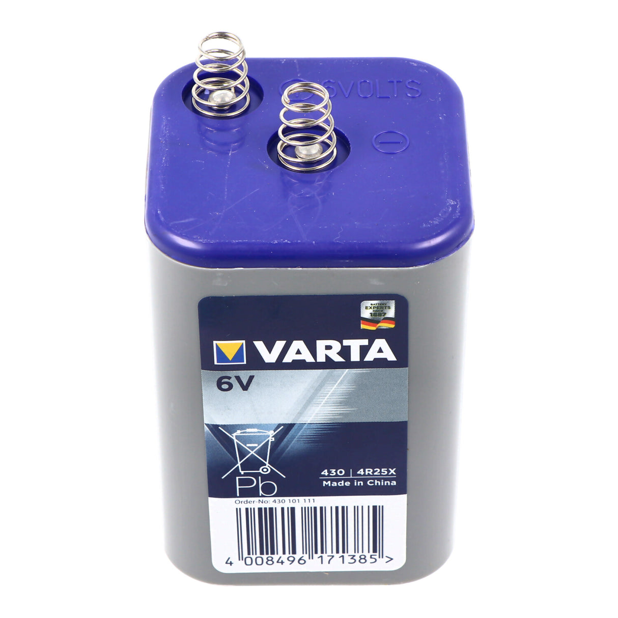 Varta 430 Blockbatterie, Typ 4R25 Batterie, Lampenbatterie