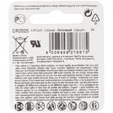 Varta CR2025 3V 170mAh Lithium Batterie