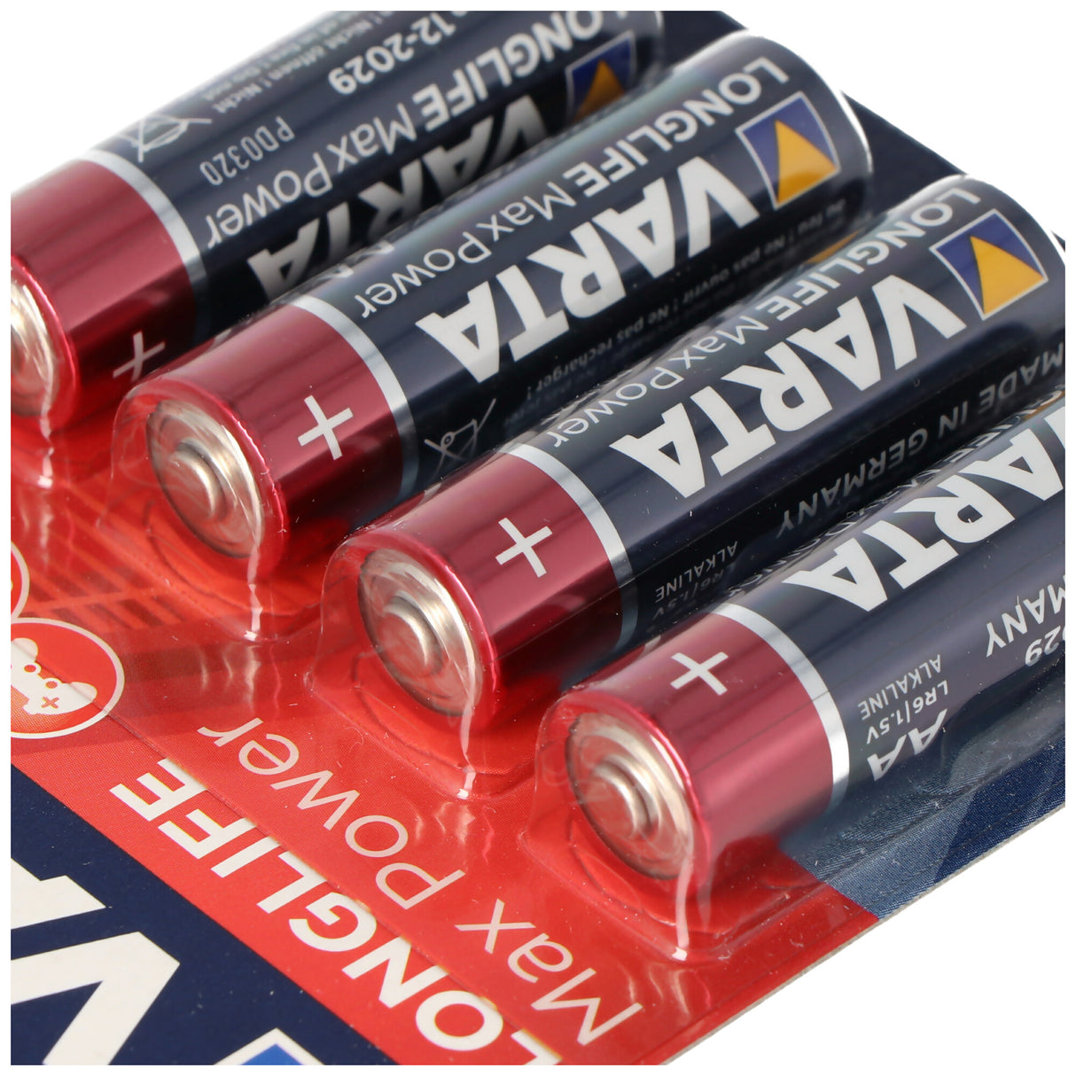 Varta Longlife Max Power 4706 Mignon AA Batterie 4er Pack